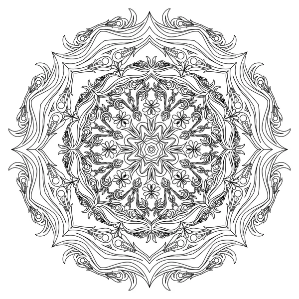 Mandala. Elemento decorativo étnico —  Vetores de Stock