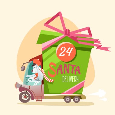 Kutup ayısı küçük kamyon sürme