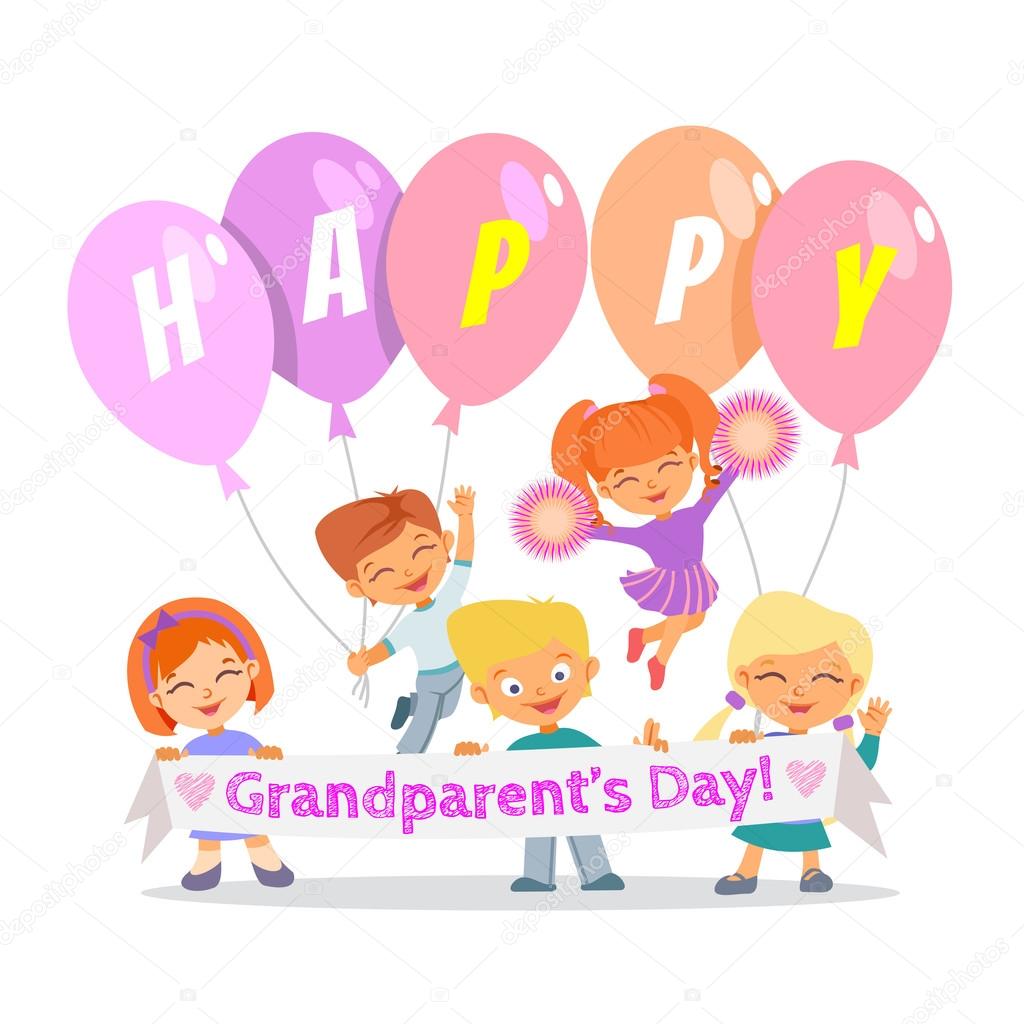 Happy grandparents day. Stock Vector Image by ©funnyclay #103128974 Happy grandparents day. Stock Vector Image by ©funnyclay #103128974