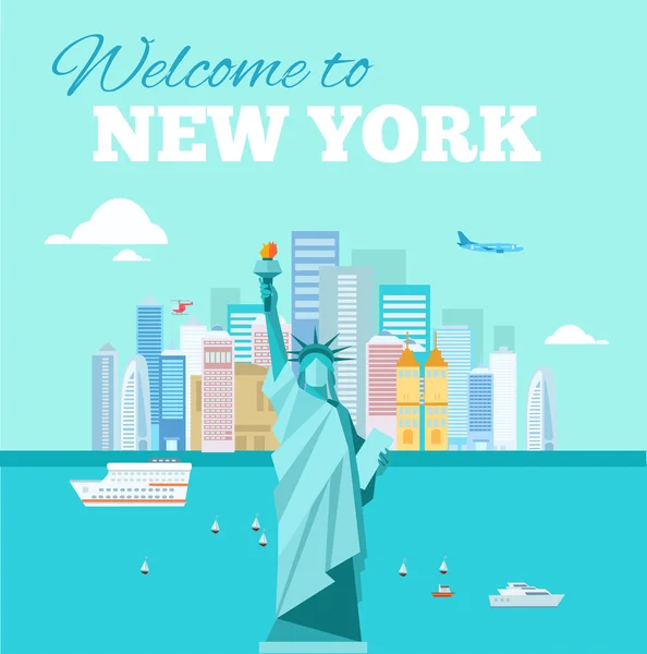 Banner New Yorkba — Stock Vector