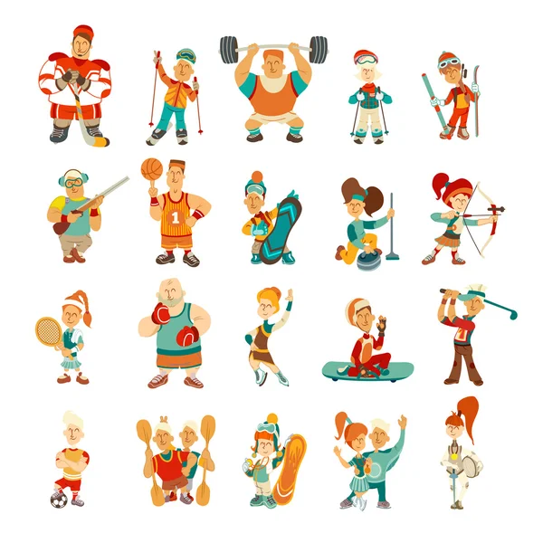 Набор символов. Иконы спорта — стоковый вектор