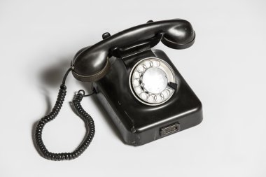 Siyah telefon, retro
