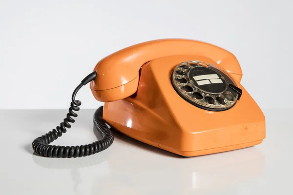 Telefon, Retro. Klasický telefon. — Stock fotografie