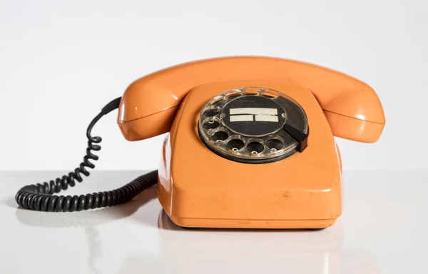 Telefon, Retro. Klasický telefon. — Stock fotografie