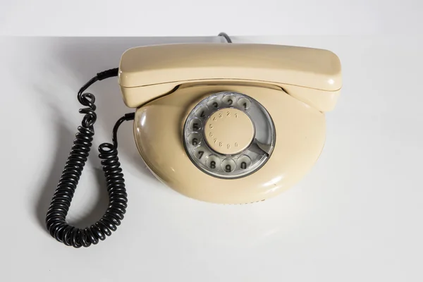 Telefon, Retro. Klasický telefon. — Stock fotografie