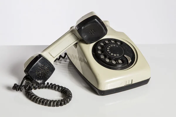 Telefon, Retro. Klasický telefon. — Stock fotografie