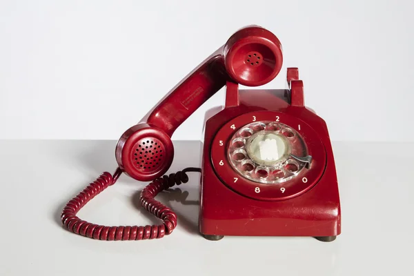 Telefon, Retro. Klasický telefon. — Stock fotografie