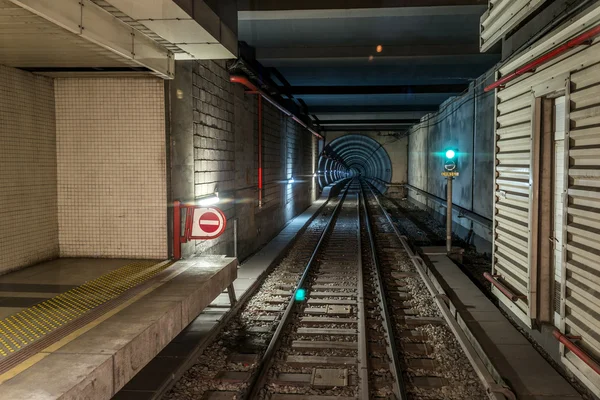 Echter Tunnel mit hoher Geschwindigkeit — Stockfoto