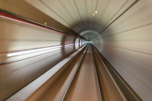 Real tunnel with high speed — Stock Photo, Image