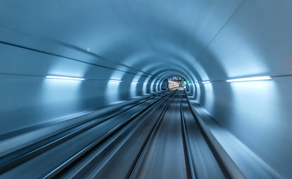 Real tunnel with high speed — Stock Photo, Image