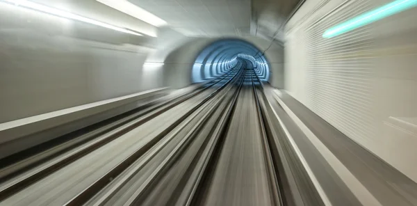 Real tunnel with high speed — Stock Photo, Image