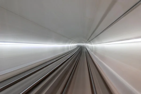 Real tunnel with high speed — Stock Photo, Image