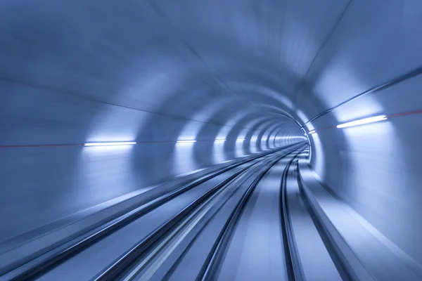 Real tunnel with high speed Stock Image