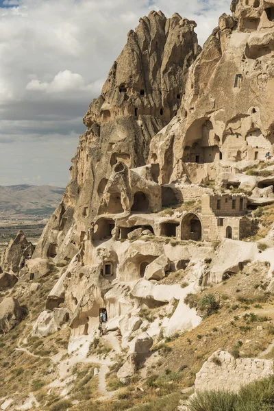 Rano zmierzch w bajkowe kominy w goreme doliny Kapadocji — Zdjęcie stockowe