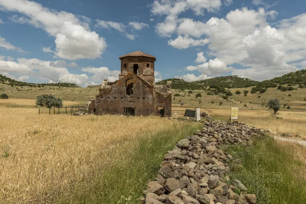 Kırmızı kilise Kapadokya — Stok fotoğraf