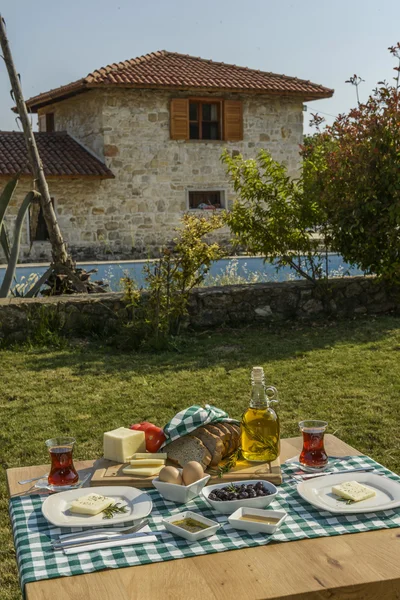 Kaya dan lezat sarapan — Stok Foto