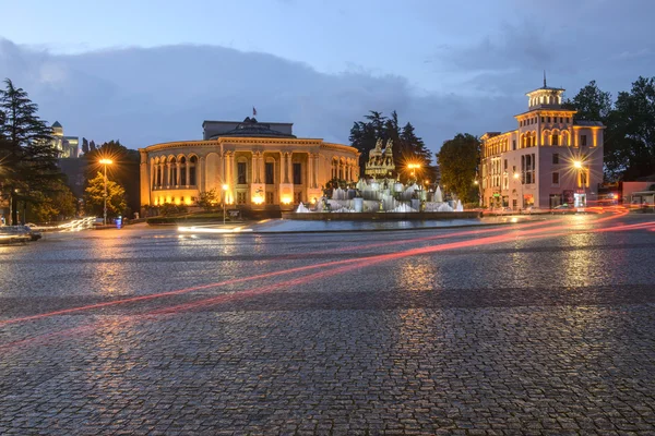 Kutaisi Central square, Georgia — Zdjęcie stockowe