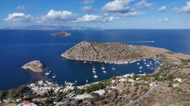 Breathtaking View of Gumusluk Bay with Yachts and Nearby Greek Islands