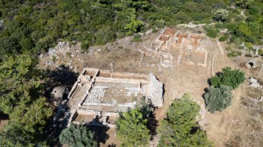 Bodrum Kıyı Hattı 'ndaki Eski Kissebuku Harabeleri (Anastasiapolis)