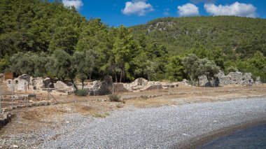 Bodrum Kıyı Hattı 'ndaki Eski Kissebuku Harabeleri (Anastasiapolis)