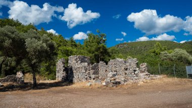 Bodrum Kıyı Hattı 'ndaki Eski Kissebuku Harabeleri (Anastasiapolis)
