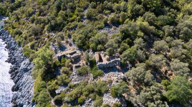 Bodrum Kıyı Hattı 'ndaki Eski Kissebuku Harabeleri (Anastasiapolis)