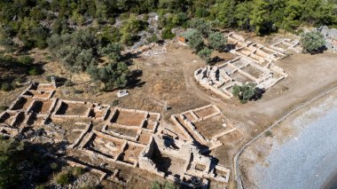 Bodrum Kıyı Hattı 'ndaki Eski Kissebuku Harabeleri (Anastasiapolis)