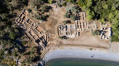 Bodrum Kıyı Hattı 'ndaki Eski Kissebuku Harabeleri (Anastasiapolis)