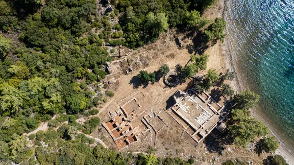 Bodrum Kıyı Hattı 'ndaki Eski Kissebuku Harabeleri (Anastasiapolis)