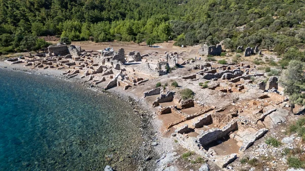 Bodrum Kıyı Hattı 'ndaki Eski Kissebuku Harabeleri (Anastasiapolis)