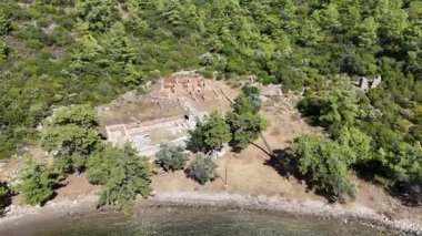 Bodrum Kıyı Hattı 'ndaki Eski Kissebuku Harabeleri (Anastasiapolis)