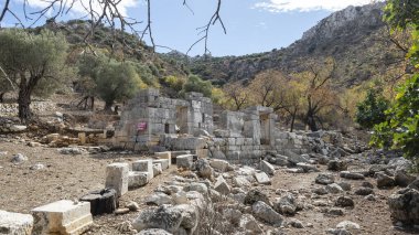 Ancient Ruins of Phoenix City in Marmaris, Turkey