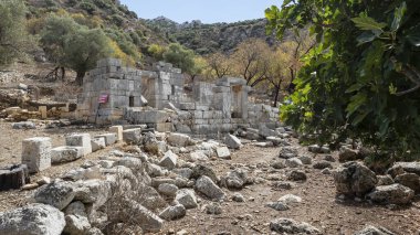 Ancient Ruins of Phoenix City in Marmaris, Turkey