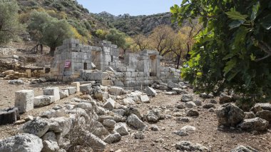 Ancient Ruins of Phoenix City in Marmaris, Turkey
