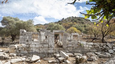 Ancient Ruins of Phoenix City in Marmaris, Turkey