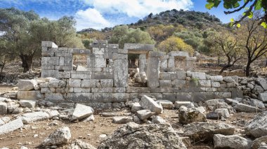 Ancient Ruins of Phoenix City in Marmaris, Turkey
