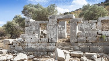 Ancient Ruins of Phoenix City in Marmaris, Turkey