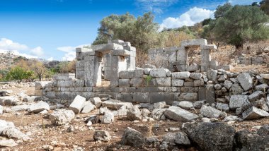 Ancient Ruins of Phoenix City in Marmaris, Turkey