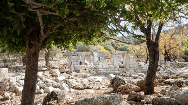 Ancient Ruins of Phoenix City in Marmaris, Turkey