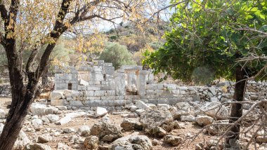 Ancient Ruins of Phoenix City in Marmaris, Turkey