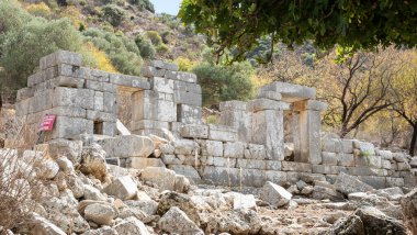 Ancient Ruins of Phoenix City in Marmaris, Turkey