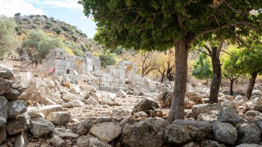 Ancient Ruins of Phoenix City in Marmaris, Turkey