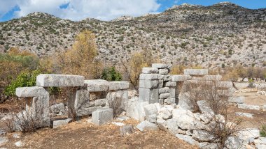 Ancient Ruins of Phoenix City in Marmaris, Turkey