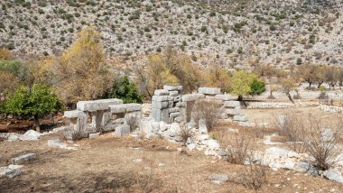 Ancient Ruins of Phoenix City in Marmaris, Turkey
