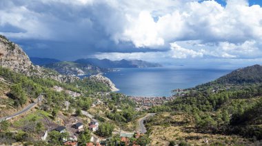 Aerial View of Turunc Bay in Marmaris, Turkey
