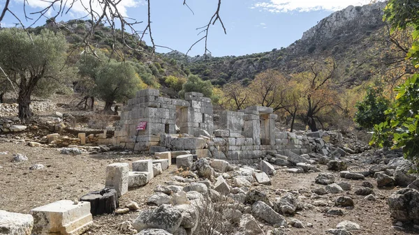 Ancient Ruins of Phoenix City in Marmaris, Turkey
