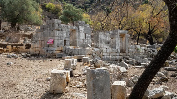 Ancient Ruins of Phoenix City in Marmaris, Turkey
