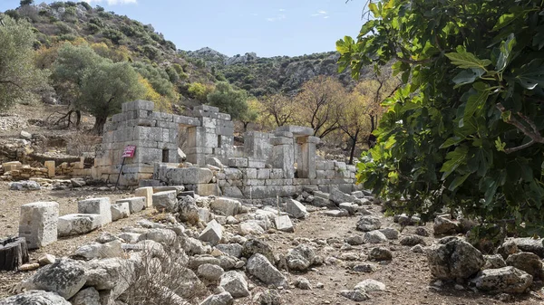 Ancient Ruins of Phoenix City in Marmaris, Turkey