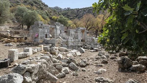 Ancient Ruins of Phoenix City in Marmaris, Turkey