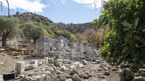 Ancient Ruins of Phoenix City in Marmaris, Turkey